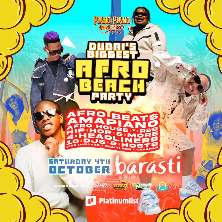 Load video: Afro Beach Dubai @ Barasti Beach